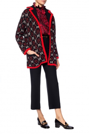 Logo-embroidered cardigan, zdjęcie 2 Logo-embroidered cardigan od Gucci